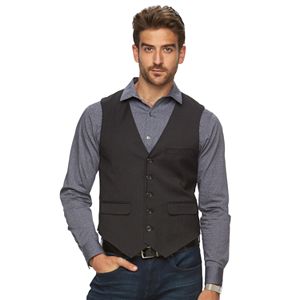 Big & Tall Marc Anthony Slim-Fit Textured Woven Vest