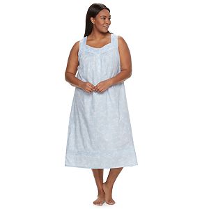 Plus Size Croft & Barrow® Pajamas: Pintuck Long Nightgown
