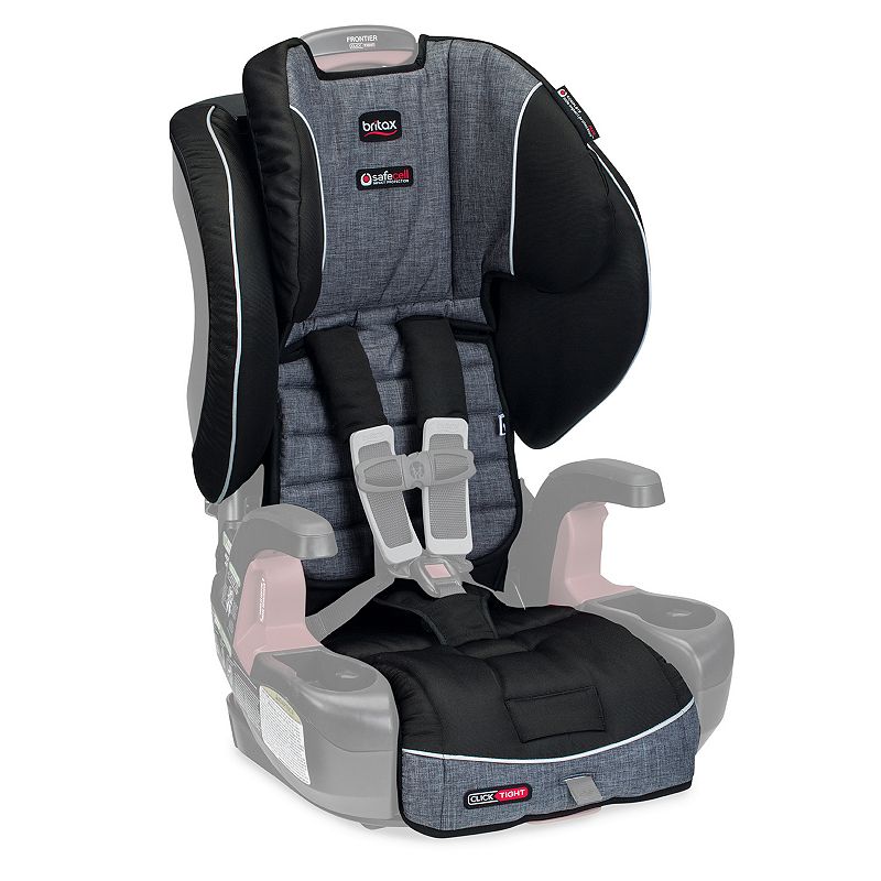 Britax Frontier ClickTight Harness-2-Booster Car Seat Cover Set, Grey