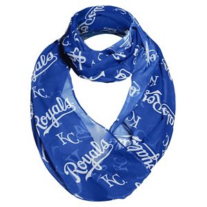 Women's Forever Collectibles Kansas City Royals Logo Infinity Scarf
