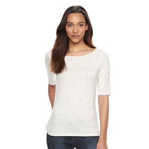 Women's Apt. 9® Essential Boatneck Tee