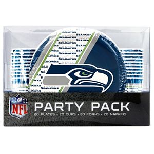 Seattle Seahawks 20-Place Setting Party Pack