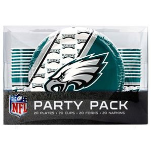 Philadelphia Eagles 20-Place Setting Party Pack