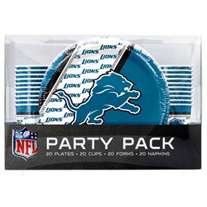 Detroit Lions 20-Place Setting Party Pack