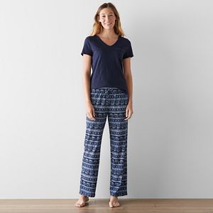 Women's SONOMA Goods for Life™ Pajamas: Dreamy Nights Tee & Pants PJ Set