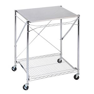 Honey-Can-Do Stainless Steel Folding Work Table