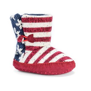 MUK LUKS Baby Bootie Slippers