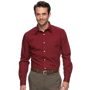 Men's Croft & Barrow® Regular-Fit Easy-Care Point-Collar Dress Shirt