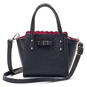 Candie's® Bryant Bow Triple-Entry Mini Satchel