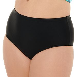 Juniors' Plus Size Costa Del Sol High-Waisted Bikini Bottoms