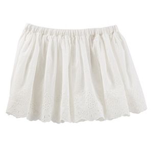 Toddler Girl OshKosh B'gosh® White Eyelet Skirt