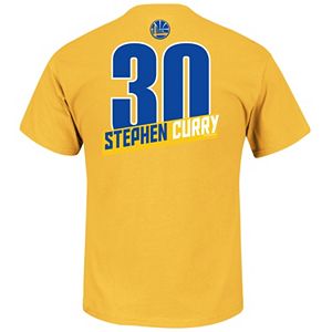 Men's Majestic Golden State Warriors Stephen Curry Record Holder Tee