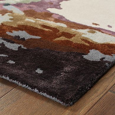 StyleHaven Giovanni Fluidity Abstract Wool Blend Rug