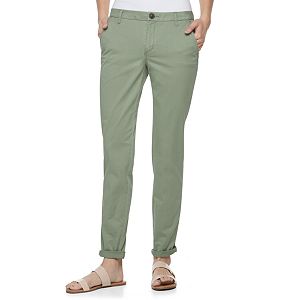 Juniors' SO® Cuffed Chino Skinny Pants