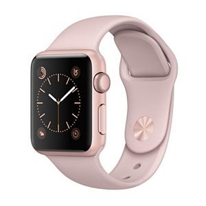 Apple Watch Series 1 (38mm Rose Gold Tone Aluminum with Pink Sand Sport Band)