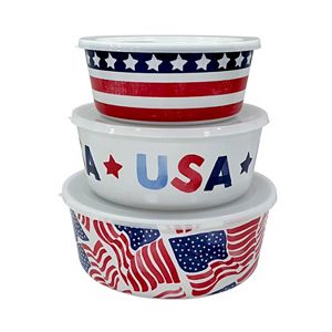 Celebrate Americana Together 3-pc. Snack Container Set