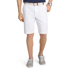 Big & Tall IZOD Saltwater Classic-Fit Solid Flat-Front Chino Shorts