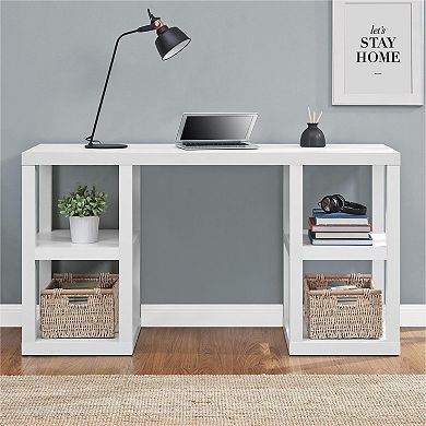 Altra Parsons Deluxe White Desk