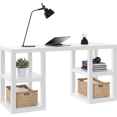 Altra Parsons Deluxe White Desk