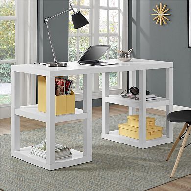 Altra Parsons Deluxe White Desk