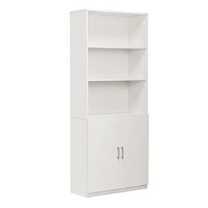 Altra Moberly 2-Door White Bookshelf