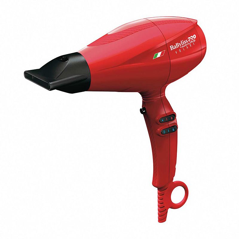 BaByliss Pro Nano Titanium Volare V2 Mid-Size Hair Dryer, Red