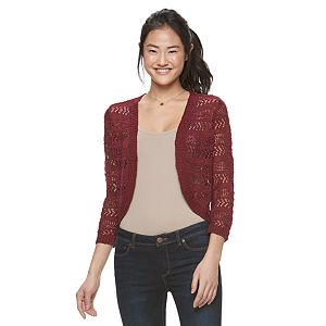 Juniors' Cloud Chaser Open-Front Shrug