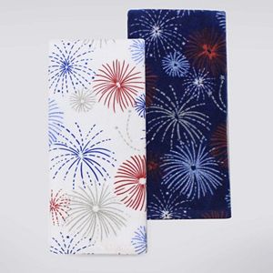 Celebrate Americana Together Fireworks Kitchen Towel 2-pk.