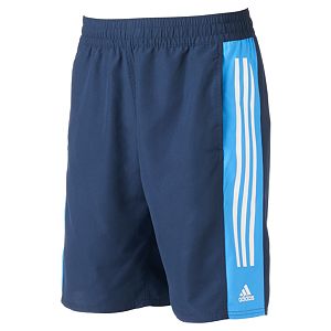 Big & Tall adidas Colorblock Microfiber Volley Swim Trunks