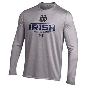 Men's Under Armour Notre Dame Fighting Irish Tech Long-Sleeve Tee