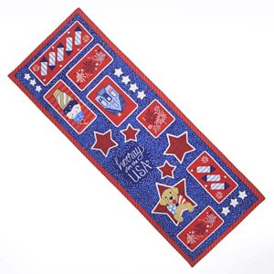 Celebrate Americana Together Faux Applique Table Runner - 36\