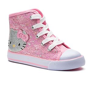 Hello Kitty® Toddler Girls' Glittery High Top Sneakers