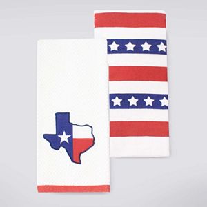 Celebrate Americana Together Texas State Kitchen Towel 2-pk.
