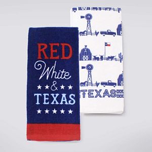 Celebrate Americana Together Texas Kitchen Towel 2-pk.