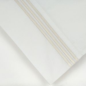 Pointehaven 2-pack 300 Thread Count Embroidered Pillowcase