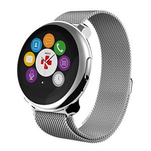 MyKronoz ZeRound Premium Smartwatch with Milanese Band