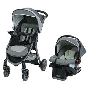 Graco FastAction 2.0 Travel System Stroller with Snugride Click Connect 35