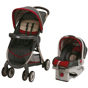 Graco FastAction Fold Click Connect Travel System with SnugRide Click Connect 30