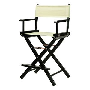 Casual Home 24-in. Black Finish Director's Chair