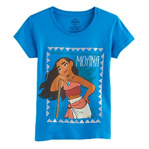 Disney's Moana Girls 7-16 Turquoise Graphic Tee
