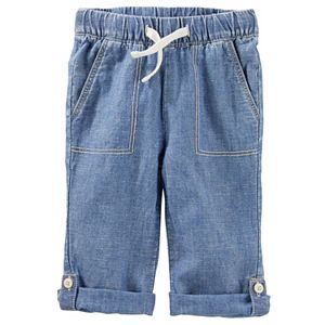 Baby Boy Carter's Linen-Blend Convertible Pants