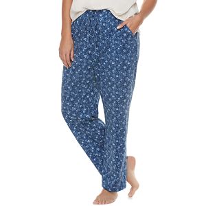 Plus Size SONOMA Goods for Life™ Mix & Match Pajamas: Open Hem Lounge Pants