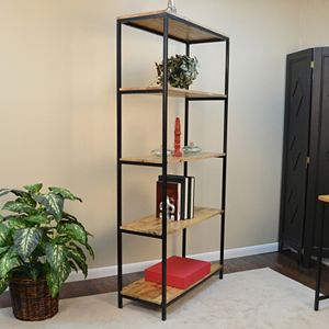 Brayden Modern Rustic Bookshelf