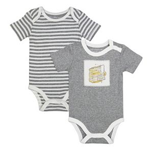 Baby Burt's Bees Baby 2-pk. Organic Fresh Honey Bodysuits