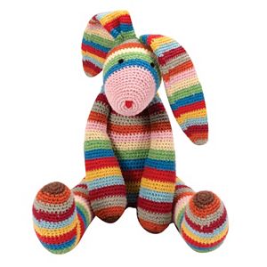 Schylling Stripes The Long Eared Bunny Plush Toy