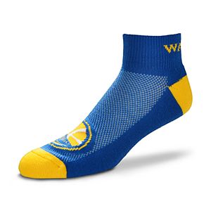 Men's For Bare Feet Golden State Warriors The Cuff Low-Cut Socks