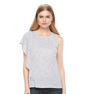Women's Apt. 9® Striped One-Shoulder Top