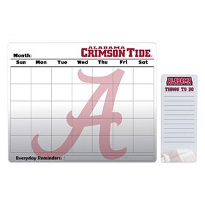 Alabama Crimson Tide Dry Erase Calendar & To-Do List Pad Set