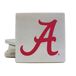 Alabama Crimson Tide 4-Piece Marble Coaster Set