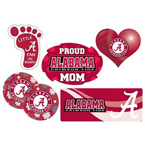 Alabama Crimson Tide Proud Mom 6-Piece Decal Set